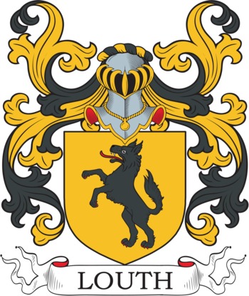 Louth family crest Louth family crest