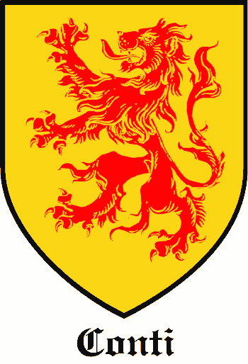 Conti family crest Conti family crest