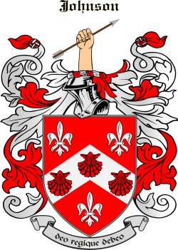 JOHNSON family crest JOHNSON family crest
