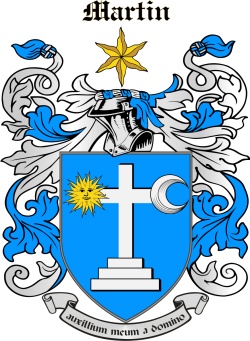 MARTYN family crest