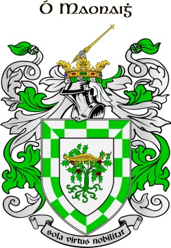 MOONEY family crest MOONEY family crest