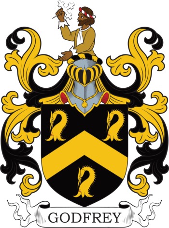 Godfrey family crest Godfrey family crest