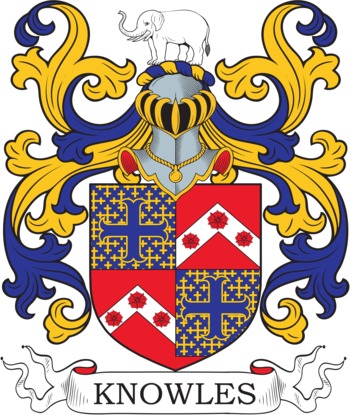 KNOWLES family crest