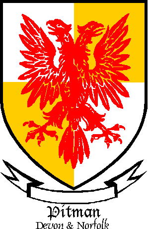 Pitman family crest