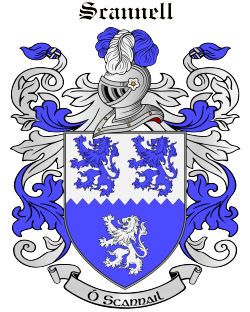 scannell family crest scannell family crest